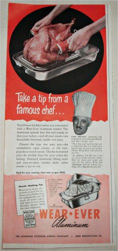 1951 Wear-Ever Aluminum Toaster ad