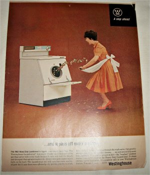 1963 Westinghouse Heavy Duty Laundromat ad #1