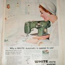 White Sewing Machine ad