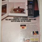 1986 Corning Visions Cookware ad