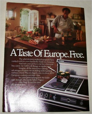 1987 Jenn-Air S100 Grill Range ad