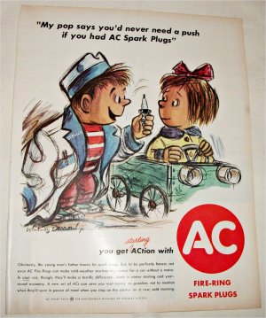 1961 AC Fire-Ring Spark Plugs ad #2