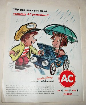 1962 AC Fire-Ring Spark Plugs ad #2