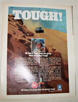 1972 AC Spark Plugs Tough ad