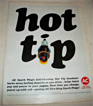 1966 AC Fire-Ring Spark Plugs ad