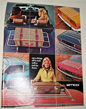 1974 Amco Luggage Racks ad