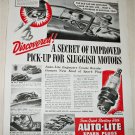 1939 Auto-Lite Spark Plugs ad