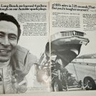 1970 Auto-Lite Spark Plugs ad featuring Danny Ongais