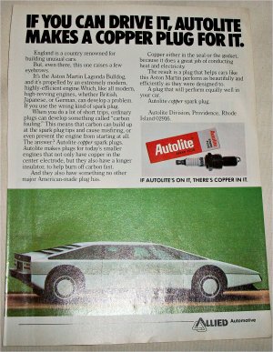 1985 Auto-Lite Spark Plug ad #1
