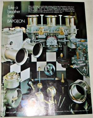 1970 BAP/GEON Carburetor ad