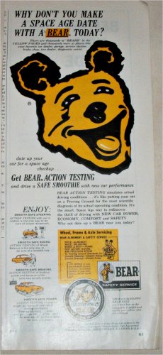 1968 Bear Safety Service ad