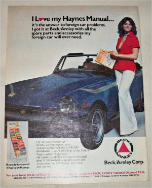 1978 Beck/Arnley Auto Manuals ad