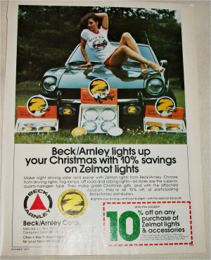 1979 Beck/Arnley Auto Lights Christmas ad