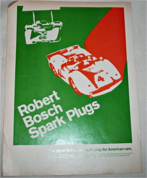 1969 Bosch Spark Plugs ad #1