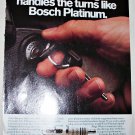 1990 Bosch Platinum Spark Plugs ad