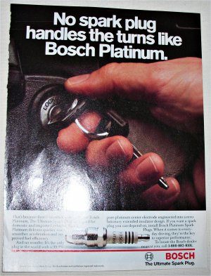 1990 Bosch Platinum Spark Plugs ad