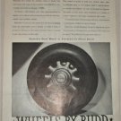 1931 Budd-Michelin Wheel for Pierce Arrow ad