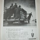 1959 Champion Spark Plugs Fire Engine ad