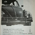 1963 Champion Spark Plugs Volkswagon ad
