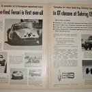 1963 Champion Spark Plugs Ferrari's at Sebring ad
