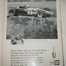 1968 Champion Spark Plugs ad featuring Denny Hulme
