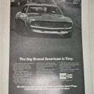 1971 Champion Spark Plugs ad featuring Tiny Lund