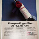 1985 Champion Copper Plus Spark Plugs ad #1