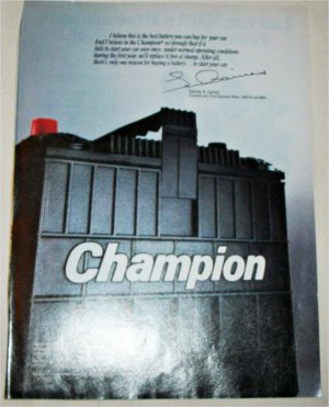 1985 Champion Battery ad