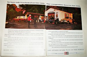1987 Champion Spark Plugs Tech Service ad