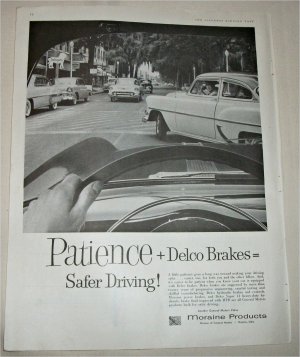 1956 Delco Brakes ad