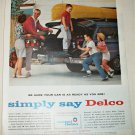 1962 Delco Car Care ad