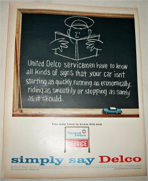 1964 Delco Service ad