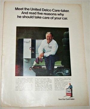 1970 Delco Care-Taker ad