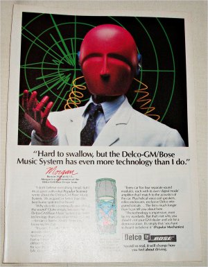 1984 Delco Bose Hard To Swallow ad
