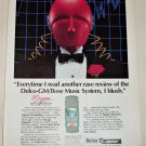 1985 Delco Bose I Blush ad