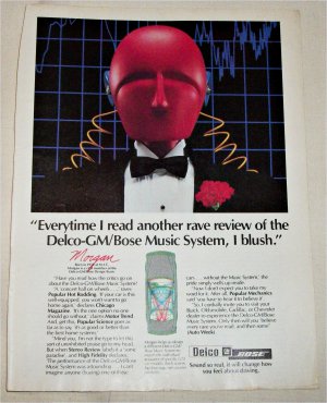 1985 Delco Bose I Blush ad