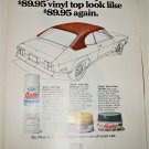 Dupont Rally Vinyl Top Cleaner ad
