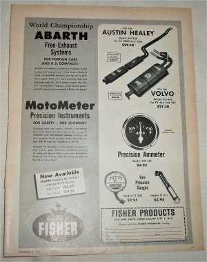 1963 Fischer Auto Parts ad