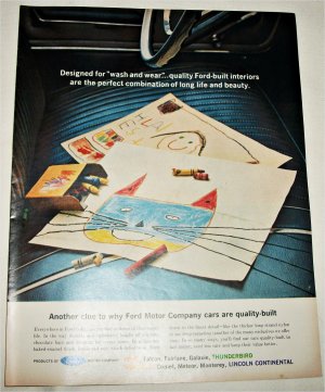 1962 Ford Quality Built Interiors ad