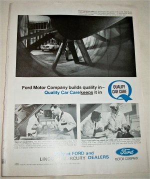1965 Ford Quality Car Care ad #2