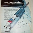 1972 Gabriel Shock Absorbers Shockgun Marriage ad
