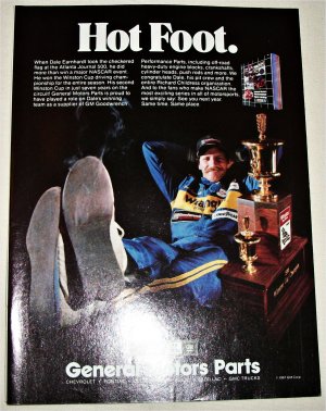 1987 GM ad featuring Dale Earnhardt