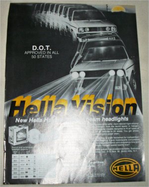 Hella Vision Headlights ad