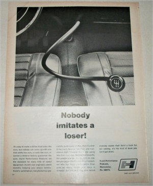 1968 Hurst Shifter ad