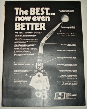 1970 Hurst Shifter ad