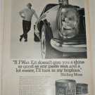 1968 J Wax ad featuring Stirling Moss