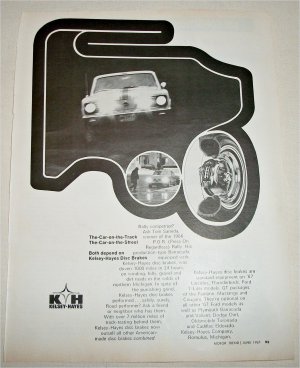 1967 Kelsey-Hayes Disc Brakes ad