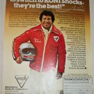 1979 Koni Shock Absorbers ad featuring Mario Andretti