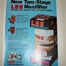 1971 Lee Maxifilter ad
