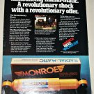 1977 Monroe Radial-Matic Shock Absorbers ad